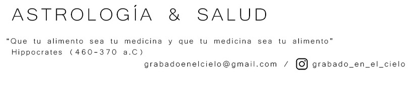 Astrología & Salud.
