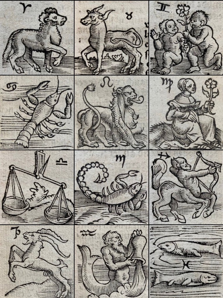 Los Doce Signos del
Zodíaco 